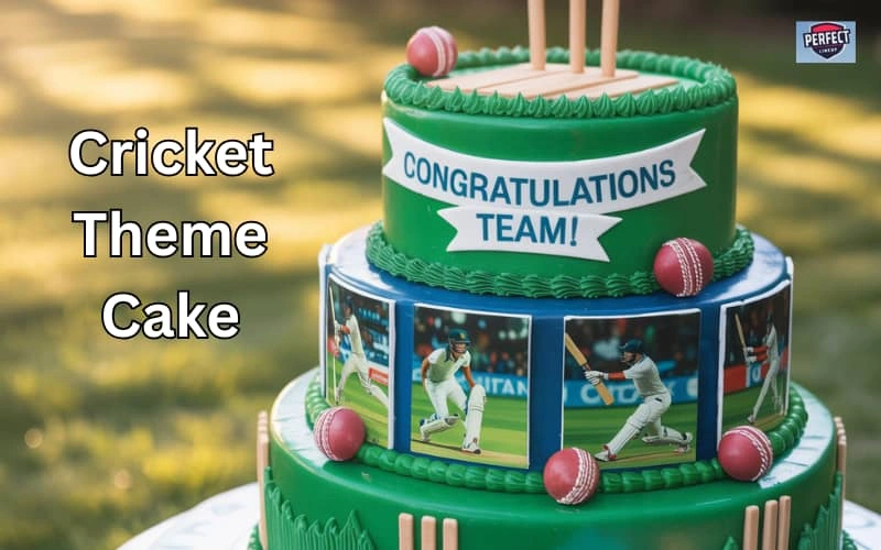 cricket theme cake